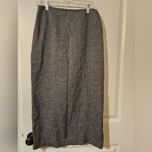 Apostrophe Charcoal Pencil Skirt